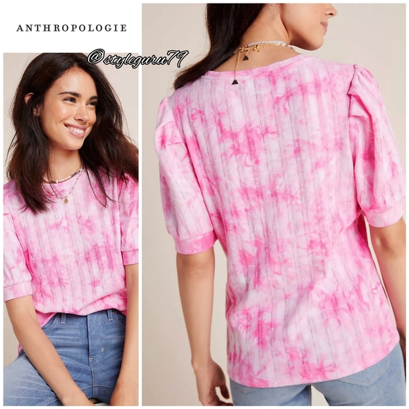 NWT, Anthropologie, Ashton Tie-Dyed Tee - Picture 2 of 2